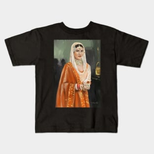 Punjabi beauty Sonam Bajwa Kids T-Shirt